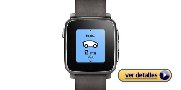 Regalos del dia de san valentin para novios reloj inteligente pebble time steel