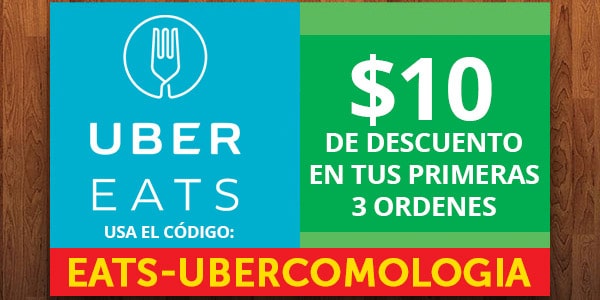 UBEREATS codigo promocional cupon