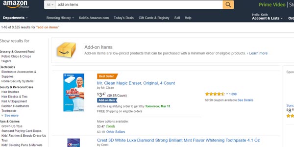 Cómo ahorrar dinero con artículos Add-on items Amazon