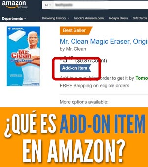 Qué es add-on item amazon