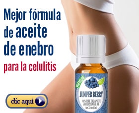 Acabar con la celulitis de forma natural aceite de enebro