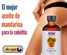 Aceite de mandarina para eliminar la celulitis rápidamente