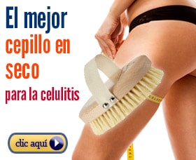 Cepillado en seco para eliminar la celulitis de los muslos