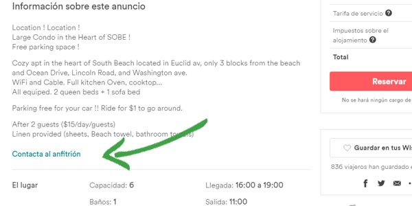 buena experiencia airbnb comunicate anfitrión o host