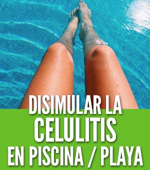Disimular la celulitis en la piscina playa verano