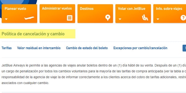 Lee la politica de cancelacion antes de comprar cancelar un vuelo sin pagar