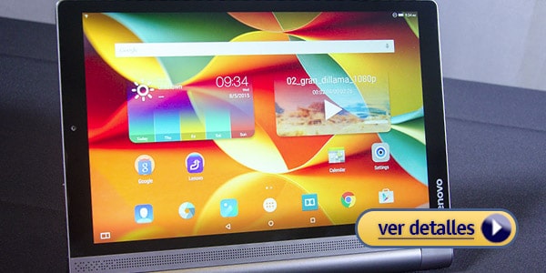Mejor tableta con larga duración de batería: Lenovo Yoga Tab 3