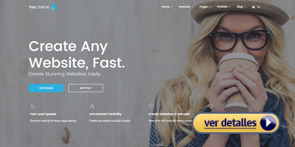 Mejor tema wordpress moderno you