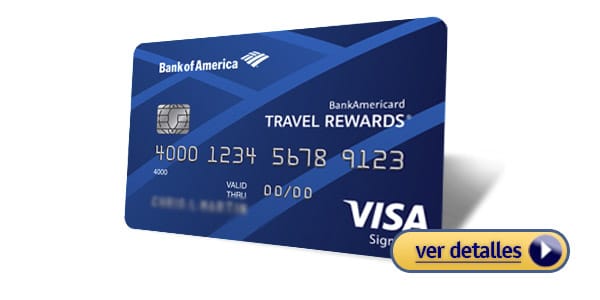 Mejores tarjetas de crédito para viajes Bank of America Travel Rewards