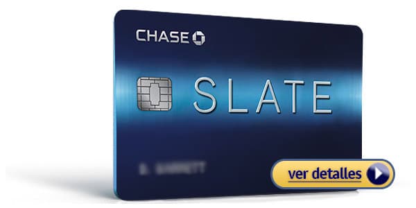 Tarjetas de credito con bajo interes Chase Slate