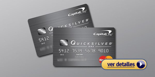 Tarjetas para abrir credito Capital One QuicksilverOne