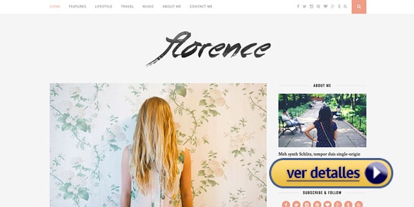 Tema premium wordpress florence