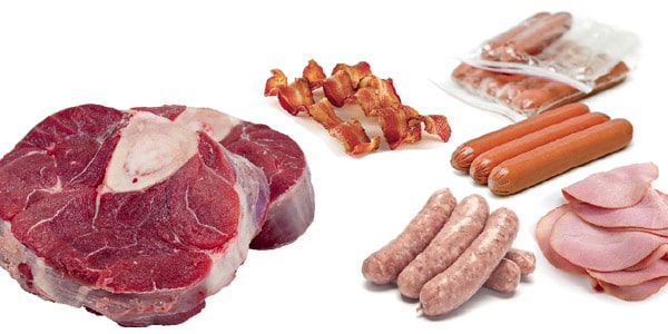 alimentos que causan celulitis Carnes procesadas
