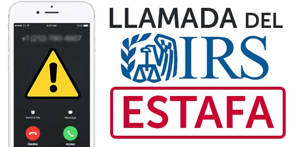 llamada del irs estafa