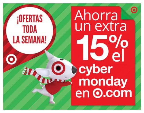 ofertas target cyber monday cyber lunes cibernetico