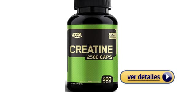 Creatina en capsulas de Optimum Nutrition suplemento