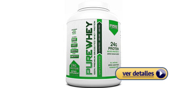 Polvo de proteina Whey 100 alimentada de pasto