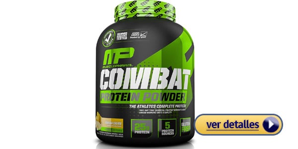 polvo de proteina para ganar musculos MusclePharm Combat Powder