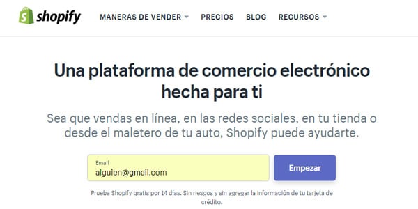 crear tienda shopify dropshipping