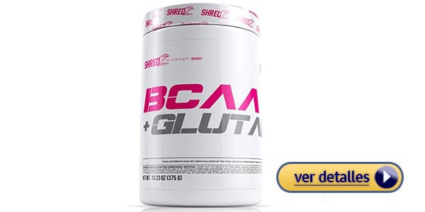 Mejor BCAA para mujeres Shredz BCAA Glutamine