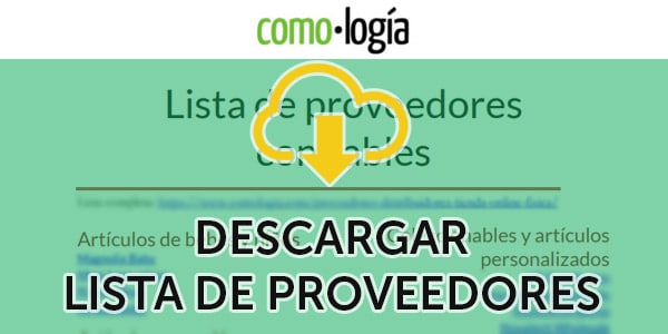 descargar lista de proveedores confiables pdf