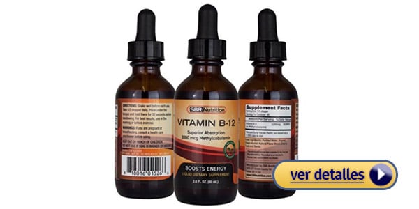 SBR Nutrition Vitamina B12 liquida en gotas