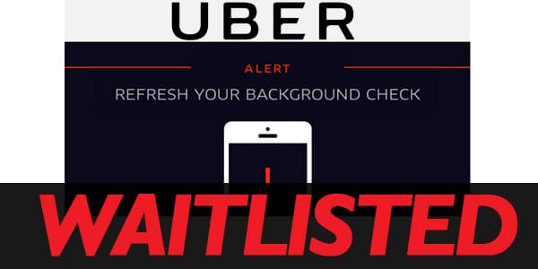 qué significa waitlisted en uber