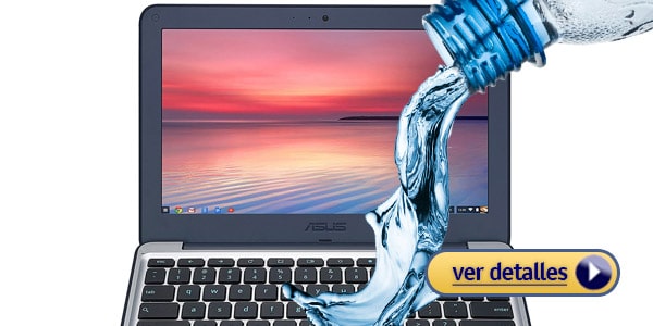 ASUS Chromebook laptop a prueba de agua resistente