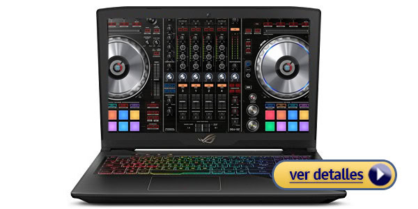 ASUS ROG Strix laptop para disc jockey