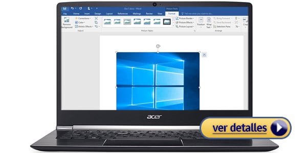 Acer Swift 5 bloggers con mejor duracion de bateria