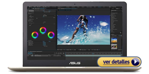 ASUS VivoBook Pro 15 4k Laptop para la edicion de audio y video