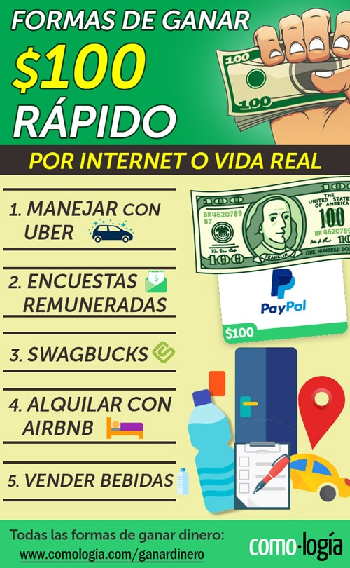 ganar 100 dolares internet vida real