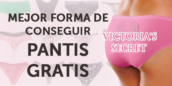 pantis gratis victoria secret ropa interior