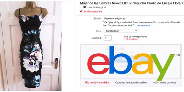 ebay vender ropa online