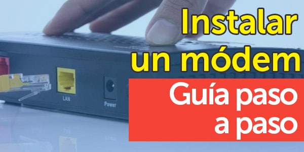 como instalar modem