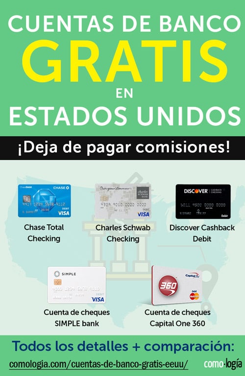 cuentas de banco gratuitas en estados unidos