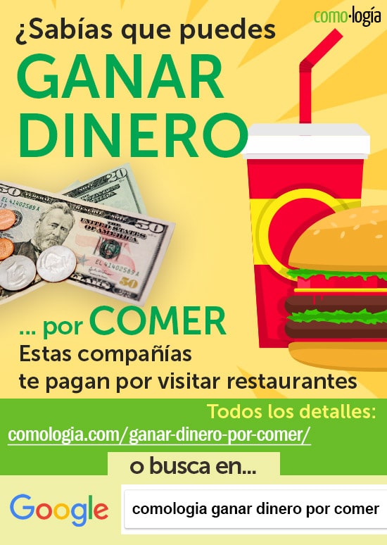 ganar dinero comiendo visitar restaurantes