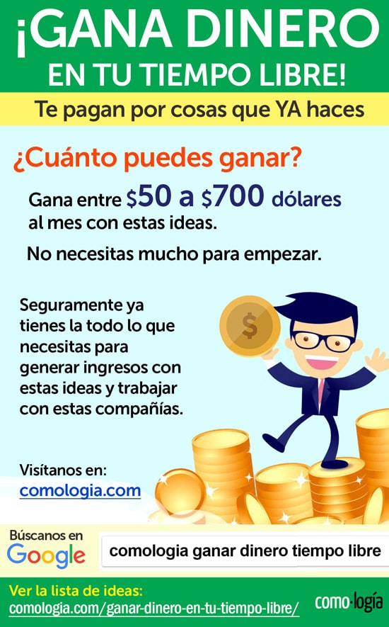 ganar dinero en tu tiempo libre