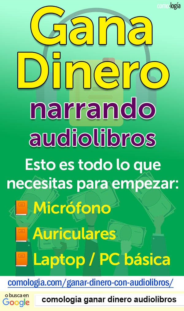 ganar dinero leyendo audiolibros