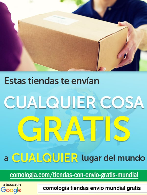 26 tiendas con ENVÍO GRATIS a CUALQUIER país mundo 🌎