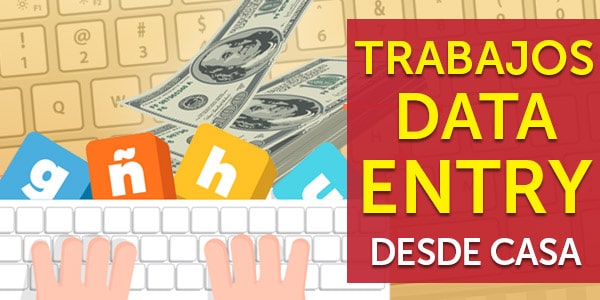 trabajos data entry entrada de datos