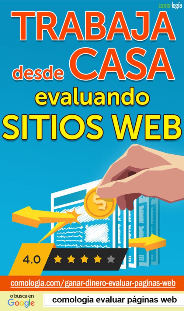 trabajar evaluando sitios web paginas