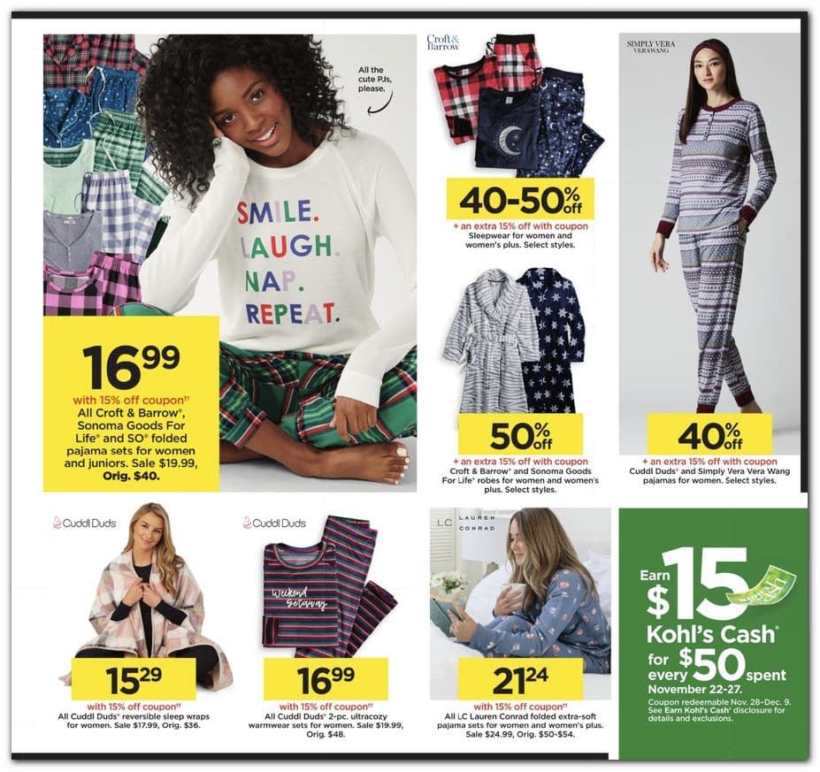 Kohl’s viernes negro 2021 Ofertas Kohl’s Black Friday + FOLLETO