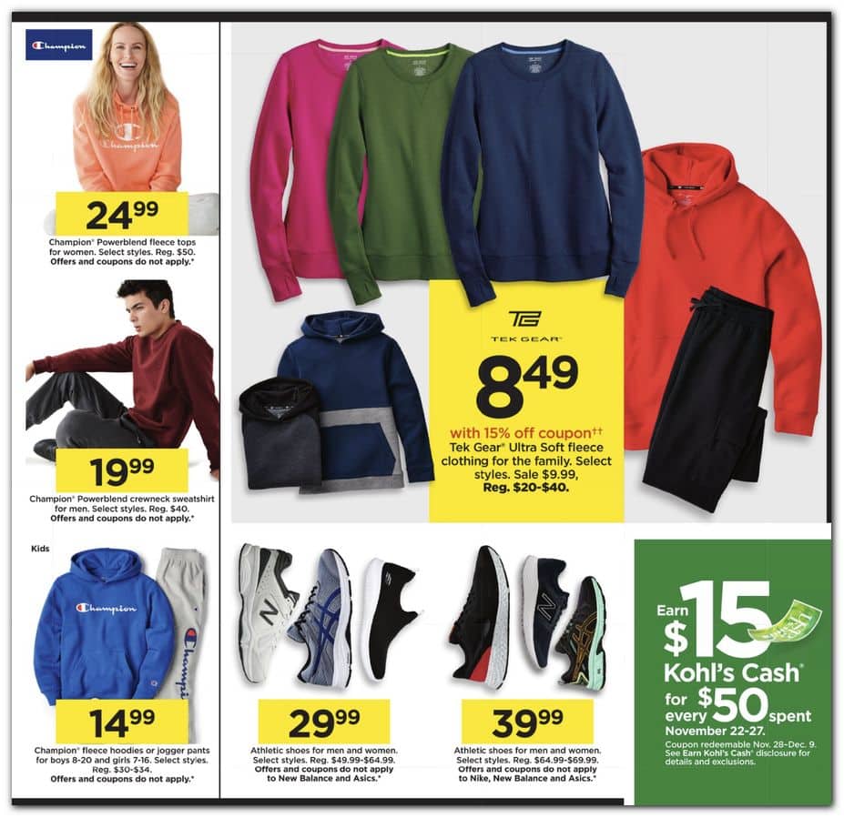Kohl’s viernes negro 2021 Ofertas Kohl’s Black Friday + FOLLETO