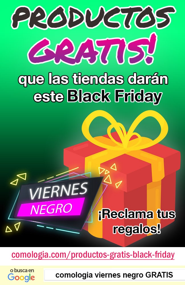 productos gratis black friday viernes negro