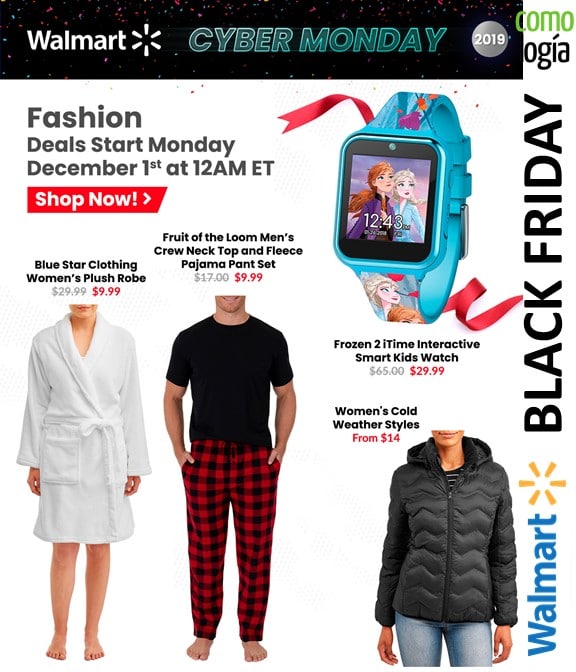 Walmart Cyber Monday 2020 Mejores ofertas lunes cibernético (ropa, TV)