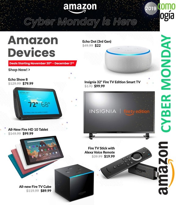 Amazon Cyber Monday 2020 Mejores OFERTAS del lunes cibernético