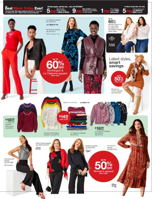 JcPenney Black Friday 2024 Qué está en OFERTA el Viernes Negro