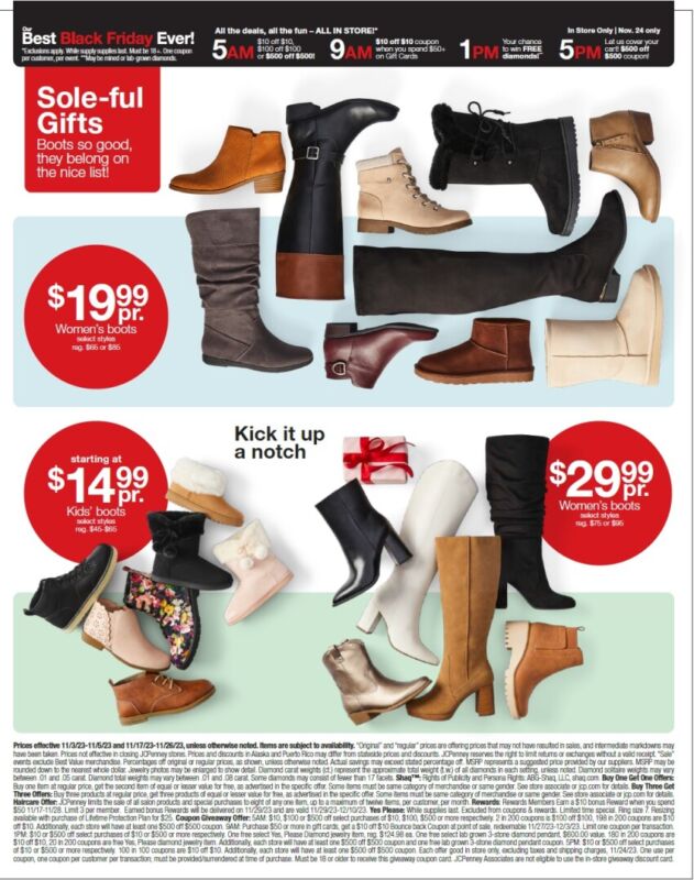 JcPenney Black Friday 2024 Qué está en OFERTA el Viernes Negro